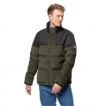 Jack Wolfskin Winter Down Jacket Nature Corduroy with Cord Green Men